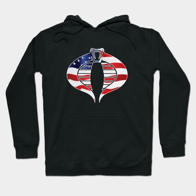 Cobra Flag Hoodie by manospd